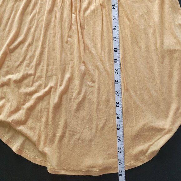 NWT Hem & Thread Women’s Top, L, Yellow, Crochet Detail, Dress/Casual Shirt. - Picture 6 of 7